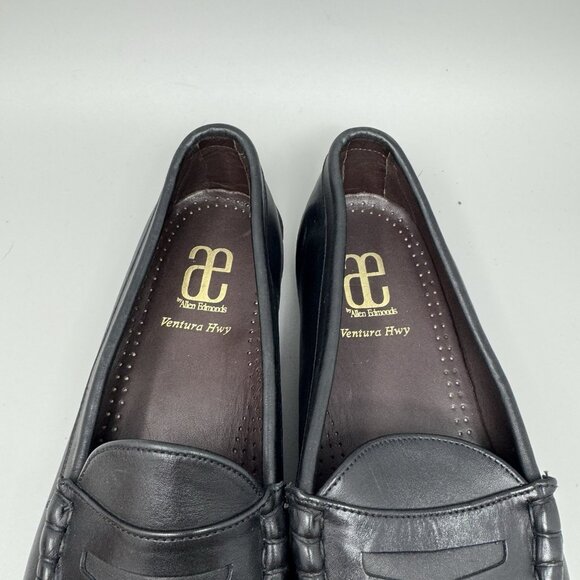 Allen Edmonds Mens Ventura Hwy Loafer Black Leather Moc Driving Shoes Size 11.5D main image 8